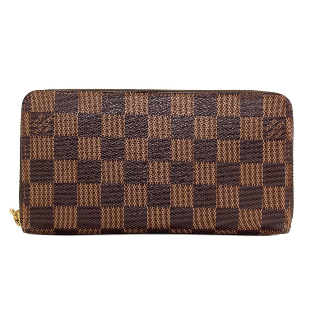 Louis Vuitton N60015 Zippy Wallet Long Damier Canvas Women's LOUIS VUITTON